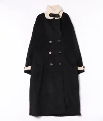 jouetie 바이컬러 롱 코트