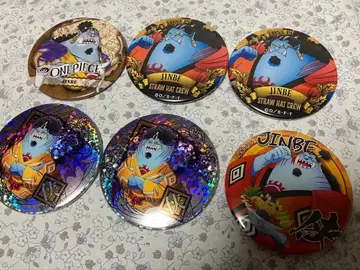 원피스 캔뱃지 야라 코레칸 얼티밋 크루 징베 6종 세트