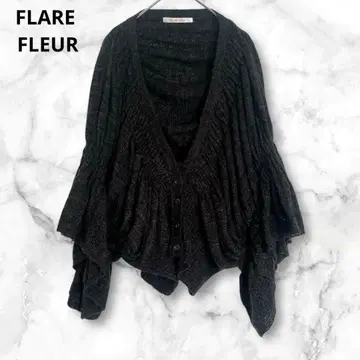 다크 그레이 니트 가디건 M 심플 무지 판초 스타일 아크릴 혼방