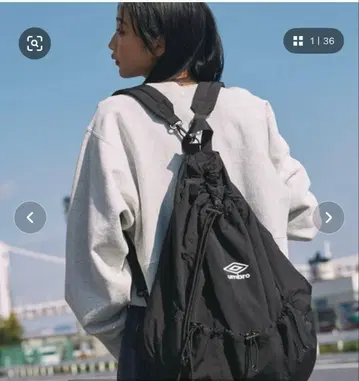 UMBRO 원 숄더백 블랙