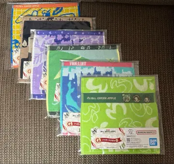 미세스 그린애플 자카드 타월 6개 세트