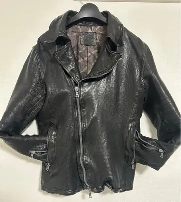 ISAMU KATAYAMA BACKLASH 가죽 라이더 자켓