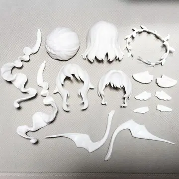 루나에게 바치는 For Moon 미도색 헤어 파츠 세트 1 오비츠