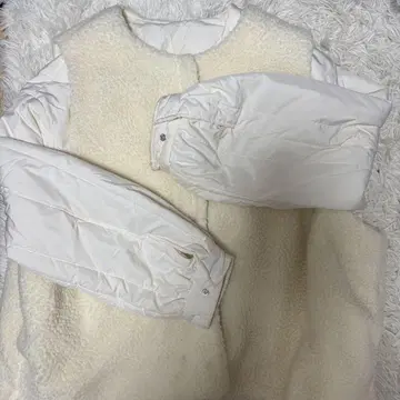 Heather 아이보리 보아 자켓