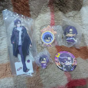 Mofu 아크릴 스탠드와 관련 굿즈 세트