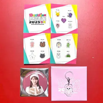 사쿠라자카46 모리야 레이나 메지루시 참 캔뱃지 산타