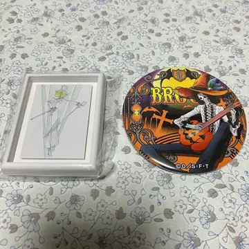 원피스 프레임 마그넷 쟉 캔뱃지 브룩 2종 세트