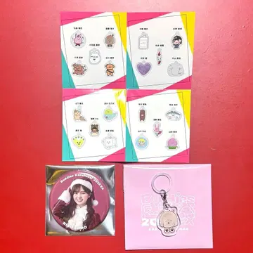 사쿠라자카46 엔도 리코 메지루시 참 캔뱃지 산타