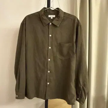 BEAUTY&YOUTH UNITED ARROWS 스웨이드 셔츠 올리브