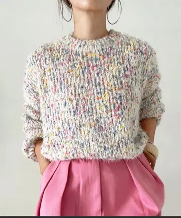 컬러풀 니트 스웨터