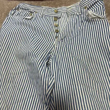 스트라이프 워크 팬츠 100% 코튼 USA 제조