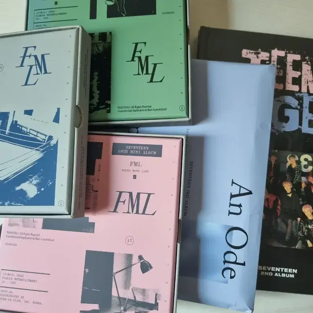 세븐틴 개봉앨범