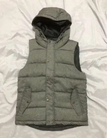 지유 다운 베스트 충전솜 남성용 여성용 후드티 GU 아웃도어