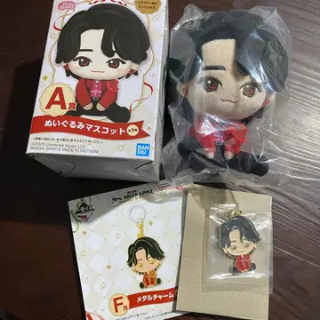 미세스 오모리 모토키 봉제 인형 마스코트 A상 메탈 참 F상 세트