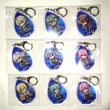 영웅전설 시작의 궤적 그래프아트 아크릴 키링 9종 세트