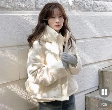 nugu SLOWAND 하이넥 매트 덕 다운 자켓