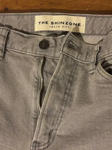 THE SHINZONE 그레이 스트레이트 데님