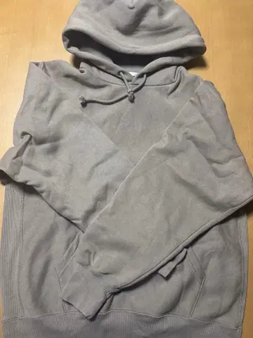 GU 헤비 웨이트 맨투맨 후드티 L 사이즈 베이지