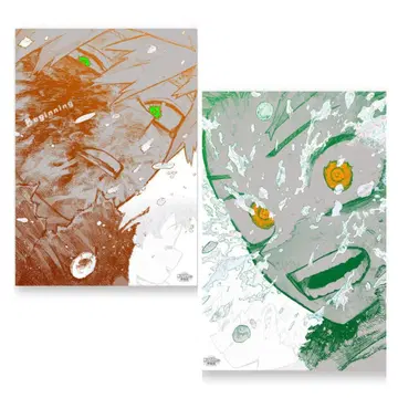 히로아카 원화전 A2 포스터 미도리야 이즈쿠 바쿠고 카츠키