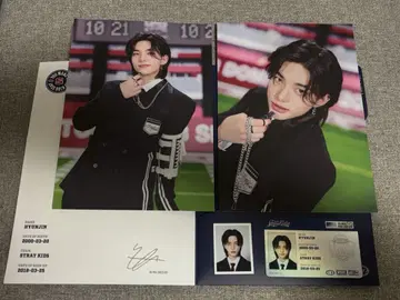 스키즈 현진 프로필 세트 5star 트레이딩 카드 증명 사진