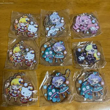 비밀의 아이프리 x 산리오 아크릴 키링 9개 세트