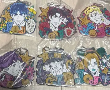 [ 6종 컴프 ] 제일복권 죠죠 월드 J상 러버 참 컴플리트