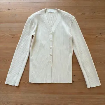 RIB 쉐이프 가디건 plage