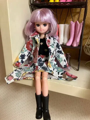 리카짱 의류 코트, 스커트, 상의 3종 세트