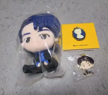 1번 복권 미세스 그린애플 봉제 인형 키링 세트