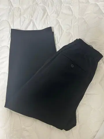 Graphpaper 블랙 슬랙스 허리밴딩