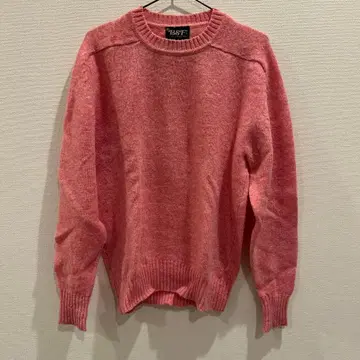 90s BSF 셰틀랜드 울 스웨터 핑크 Thailand 제조