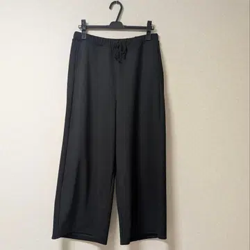 [ 미사용 ] 에네스베 와이드 팬츠 블랙 이지 팬츠