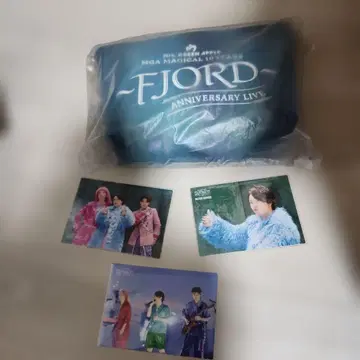 FJORD ANNIVERSARY LIVE 파우치와 사진 세트