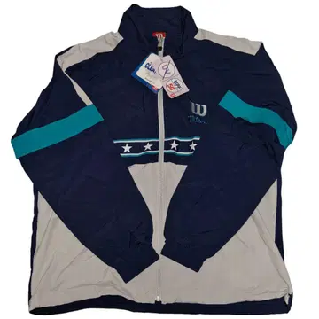 Wilson 나일론 자켓 네이비/터콰이즈