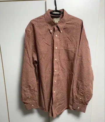 L.L.Bean 체크 무늬 긴팔 셔츠 L-REG