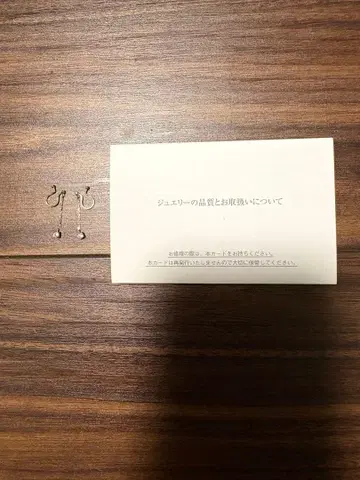 va 반돔 아오야마 (W) 큐빅 지르코니아 스윙 귀찌