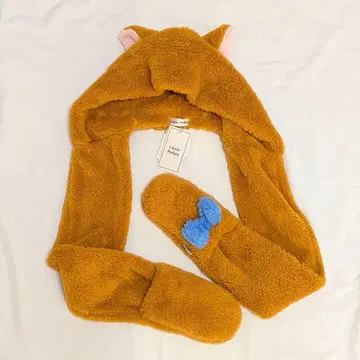 새상품 디즈니 루즈 팬캡 캣 머플러