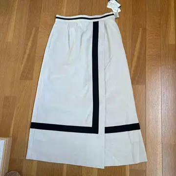 BRAHMIN 택 포함 린넨 라이오랩 스커트