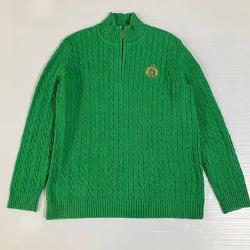 로렌 랄프 로렌 그린 케이블 짜임 니트 스웨터 S 사이즈