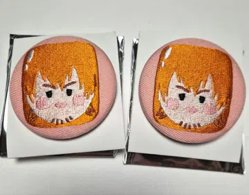 스타마이 와타나베 사토루 자수 캔뱃지 2개 세트