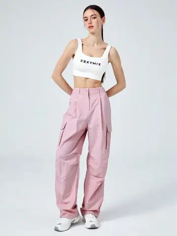 젝시믹스 컴포트 유틸리티 와이드 팬츠