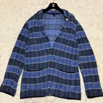 라르디니 테일러드 자켓 니트 가디건 부토니에르