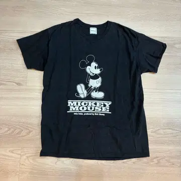 WIFFLE 미키마우스 T셔츠 블랙