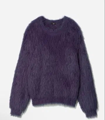 SOFT 롱 샤기 풀오버 HARE 퍼플