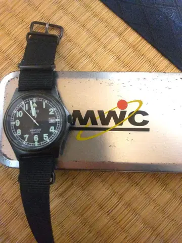 MWC 밀리터리 쿼츠 손목시계 블랙 G10