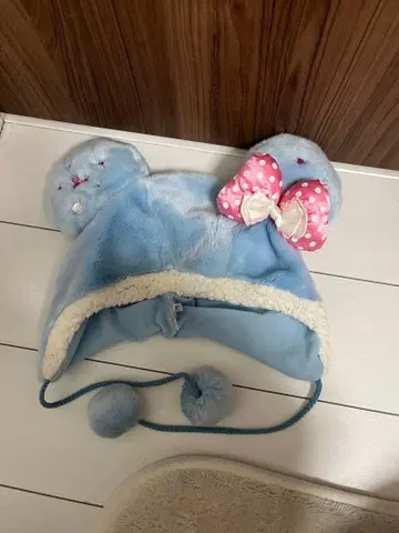 미니 팬캡 스카이블루