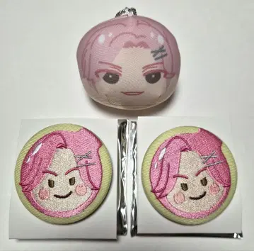 스타마이 유이 코타로 만주 자수 캔뱃지 3세트