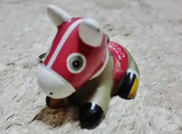 경마 [ 비와하야히데 ] 피규어 키링 [ 레트로 제품 ]