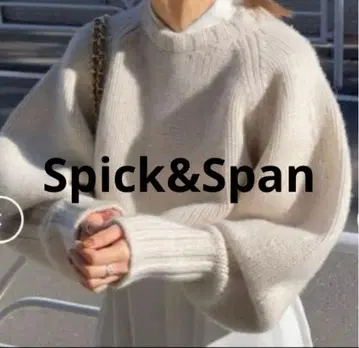 Spick&Span 볼륨 소매 숏 니트