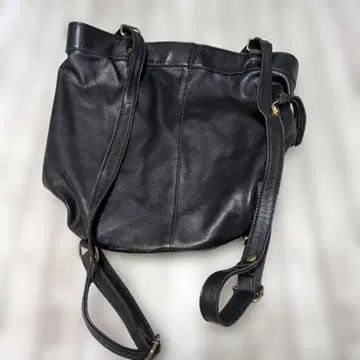 블랙 가죽 백팩 백팩